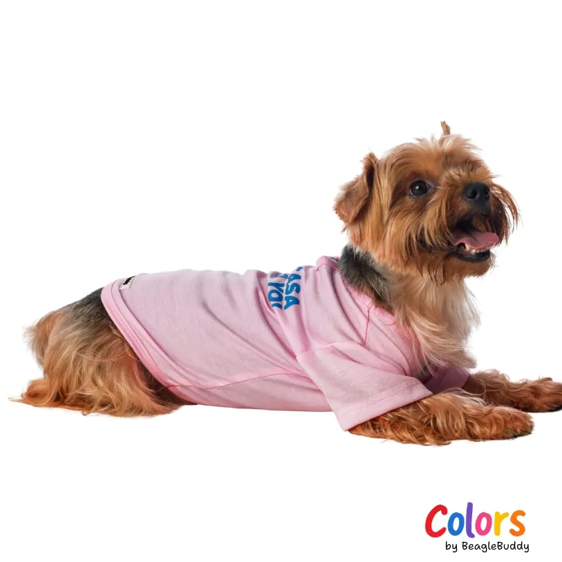 Camiseta Rosada MANDO YO - BeagleBuddy